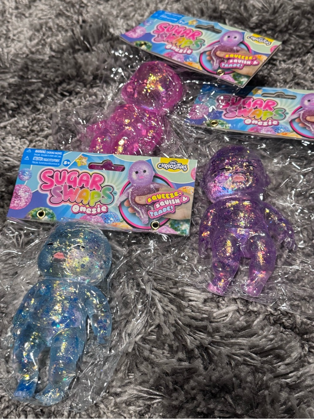 Sugar Swaps  Squishy Babies; Blue, Pink, Purple